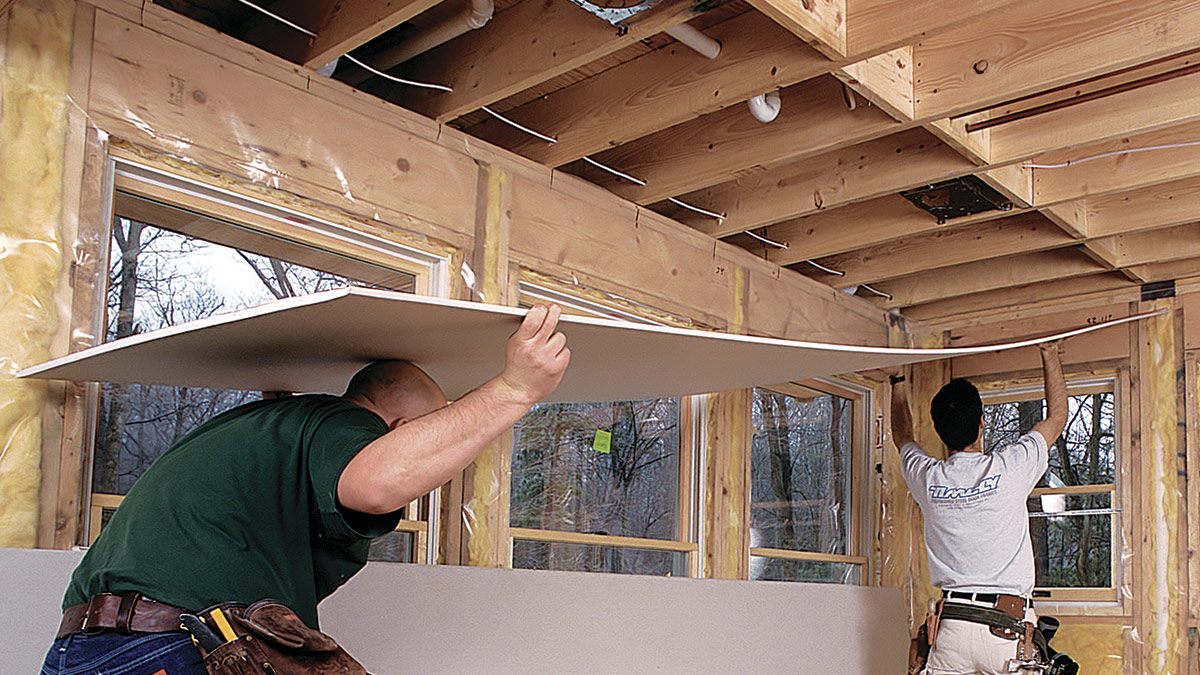 Tiny Model House - Drywall Installation
